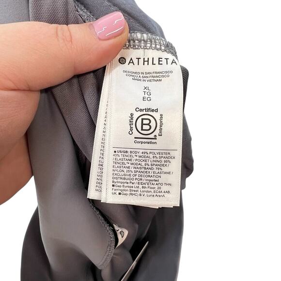 Athleta Seasoft Pants‎ in Gray Wide Leg Size XL - Picture 14 of 15